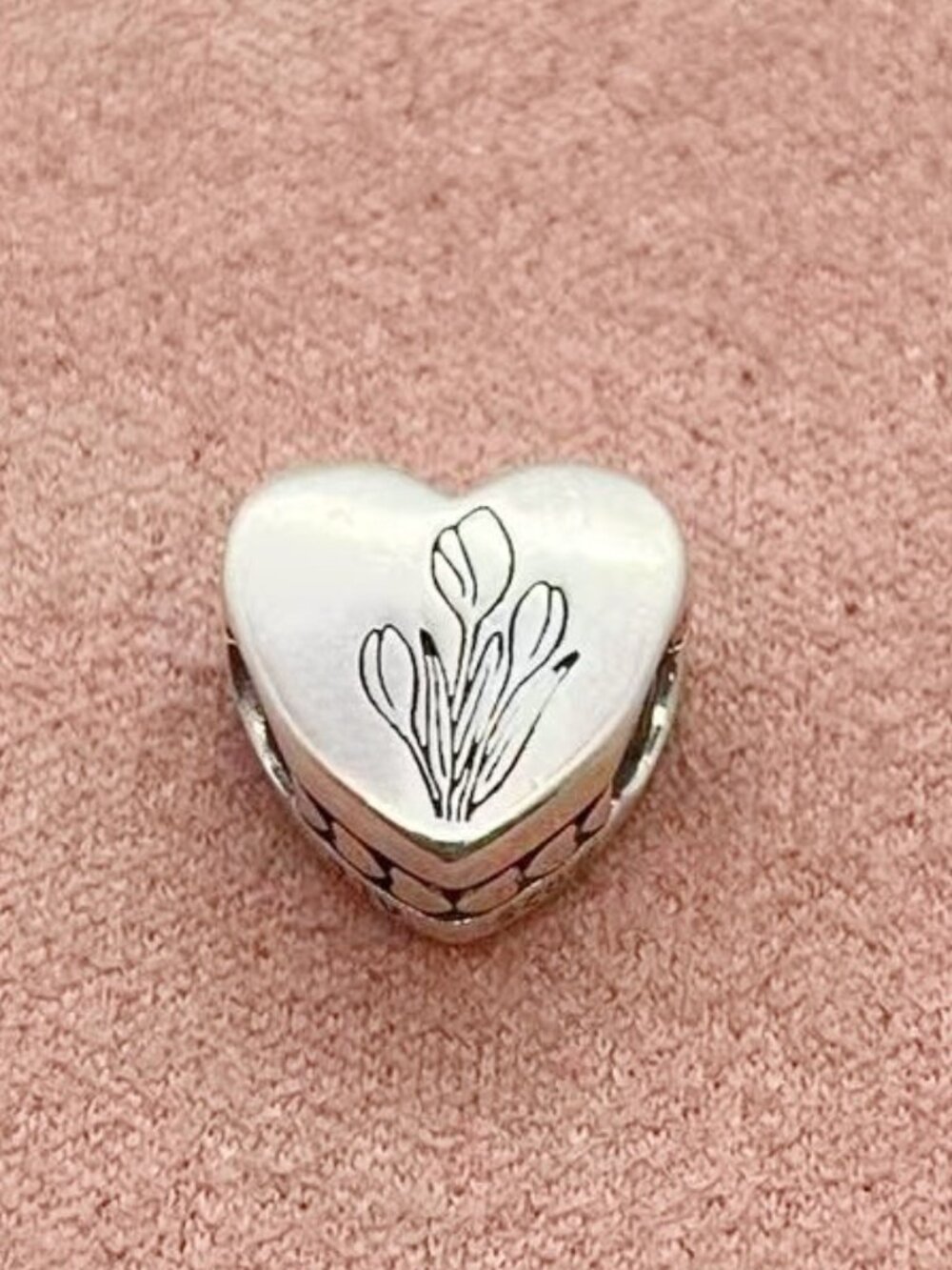 Pandora Netherlands and Tulip Sterling Silver Charm